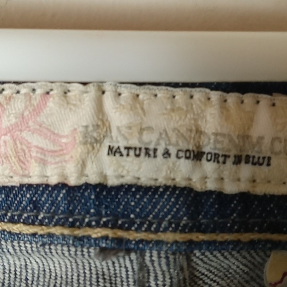 VINTAGE💥 KANCAN JEANS - WOMAN'S DISTRESSED MED BL - Picture 4 of 8